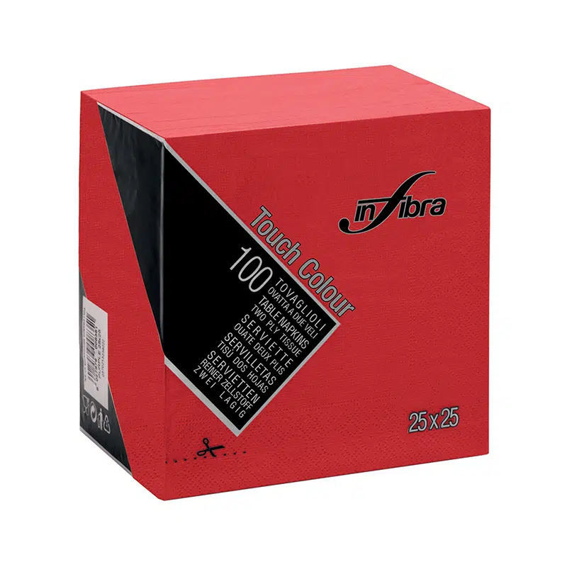 Salvete INFIBRA 25x25 Crvena