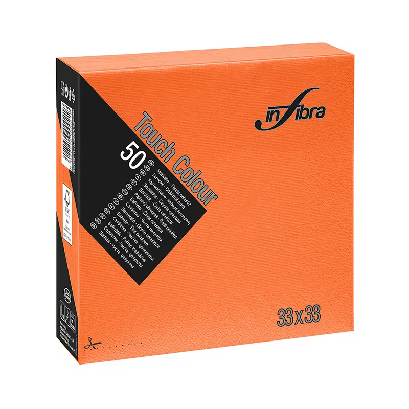 Salvete INFIBRA 33x33 Oranž