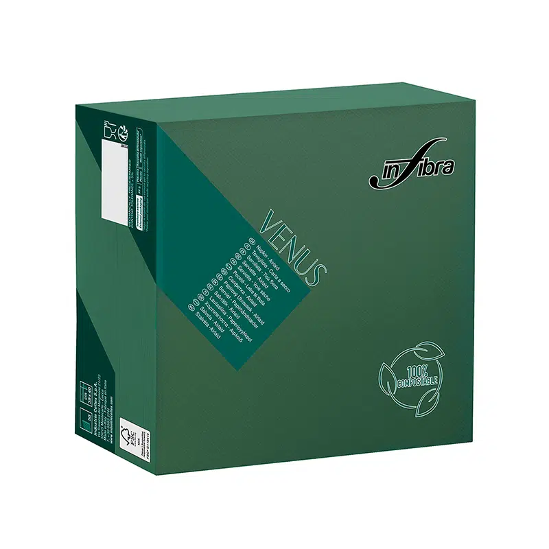 Salvete INFIBRA 40x40 Zelena