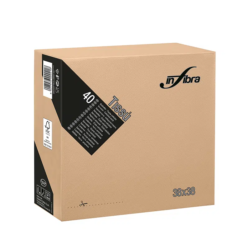 Salvete TISSU' 38x38 Cappuccino