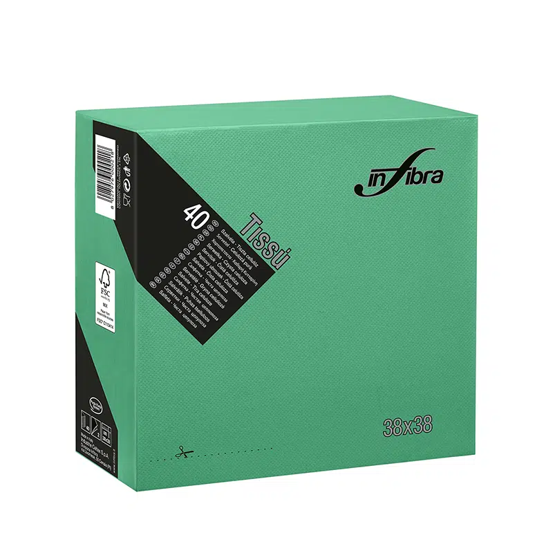 Salvete TISSU' 38x38 Tamno zelena