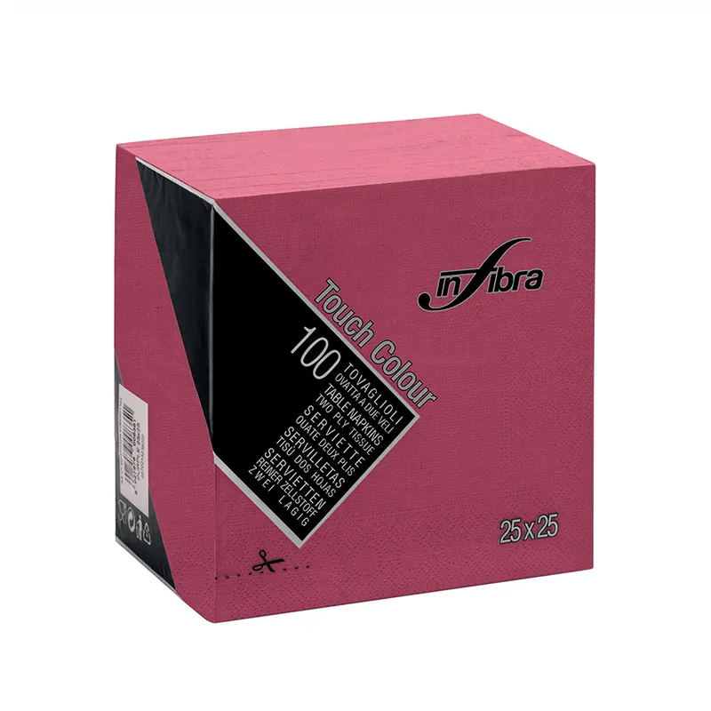 Salvete INFIBRA 25x25 Bordo