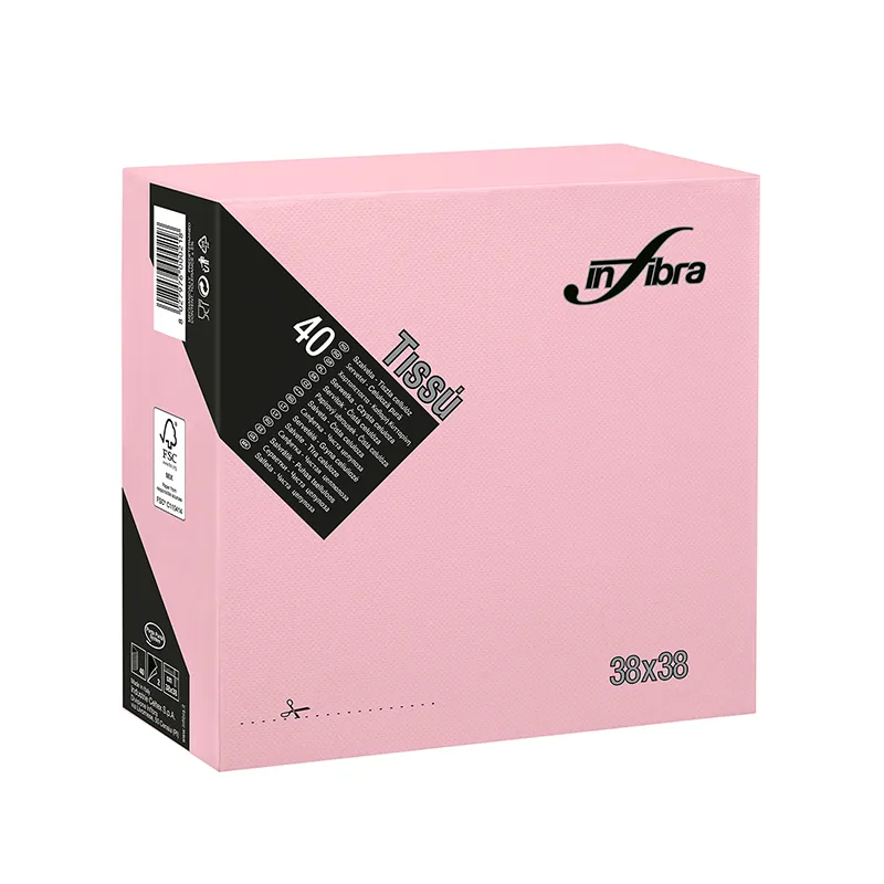 Salvete INFIBRA TISSU' 38x38 Roze