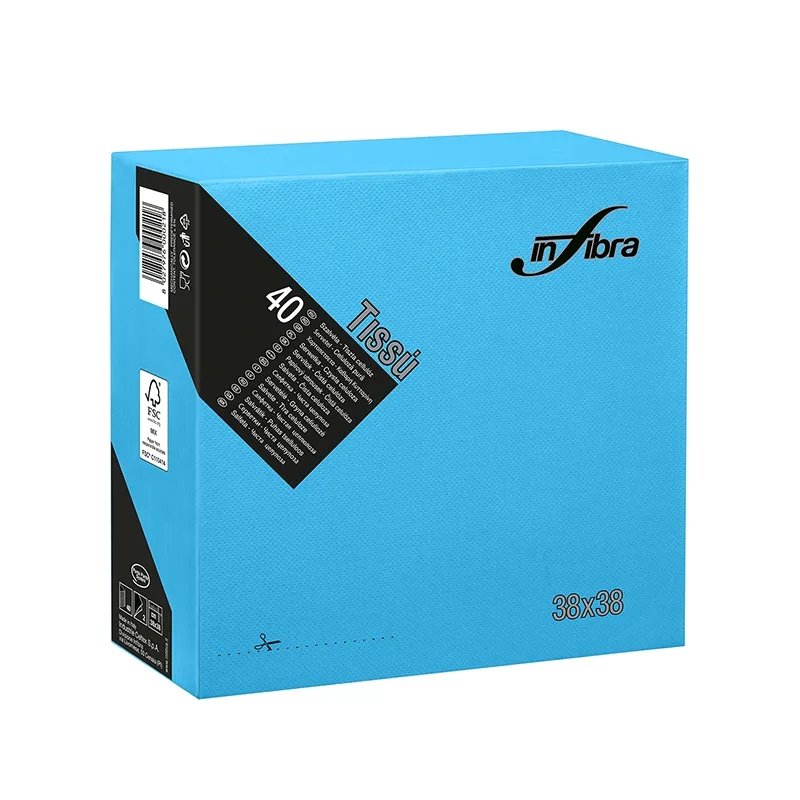 Salvete INFIBRA TISSU' 38x38 Tirkizna