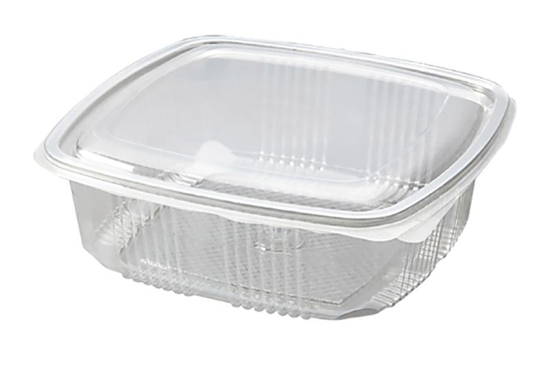 PET 1000 ml pravougaona posuda sa poklopcem