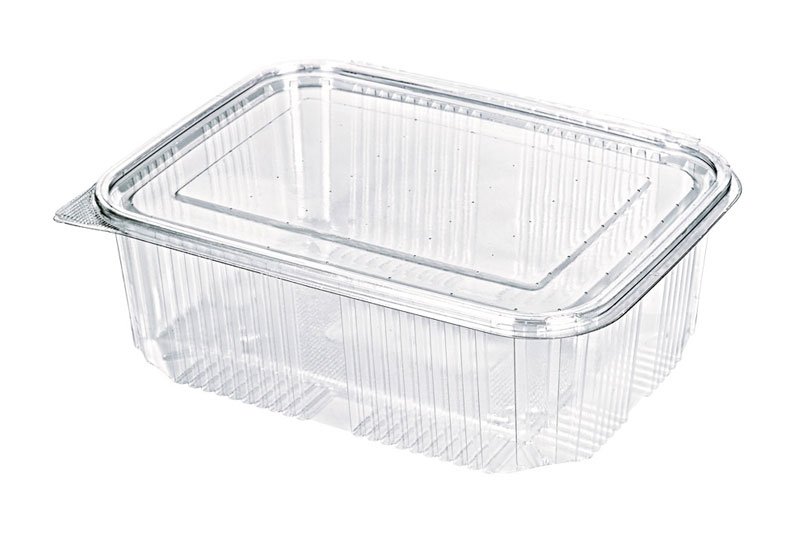 PET 2000 ml pravougaona posuda sa poklopcem