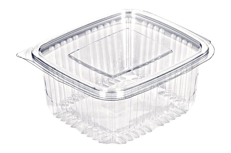 PET 500 ml četvrtasta posuda sa poklopcem