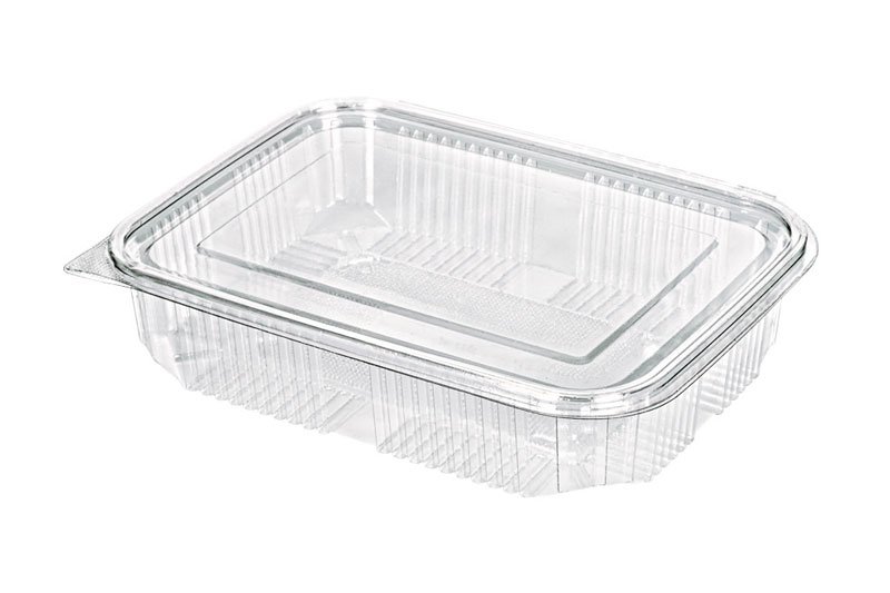 PET 1250 ml pravougaona posuda sa poklopcem